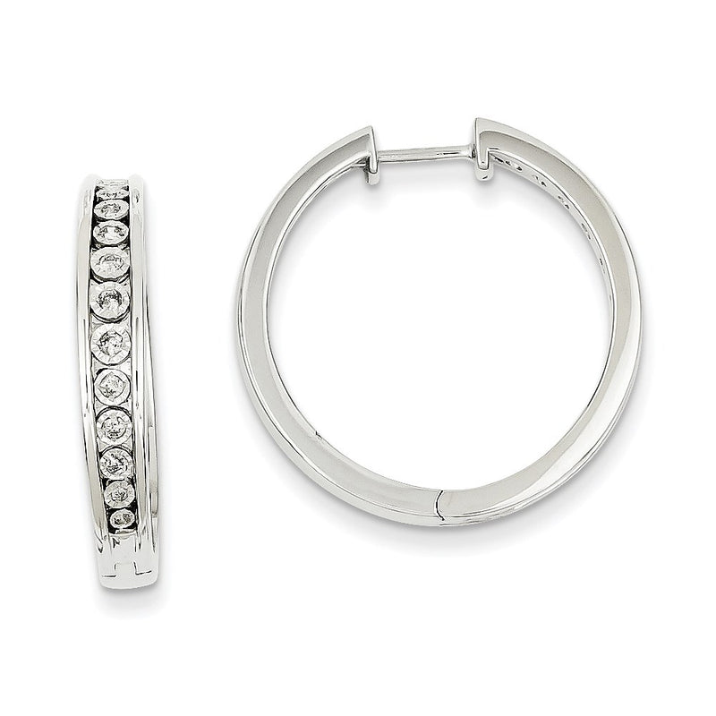 14k WG Dia Earrings