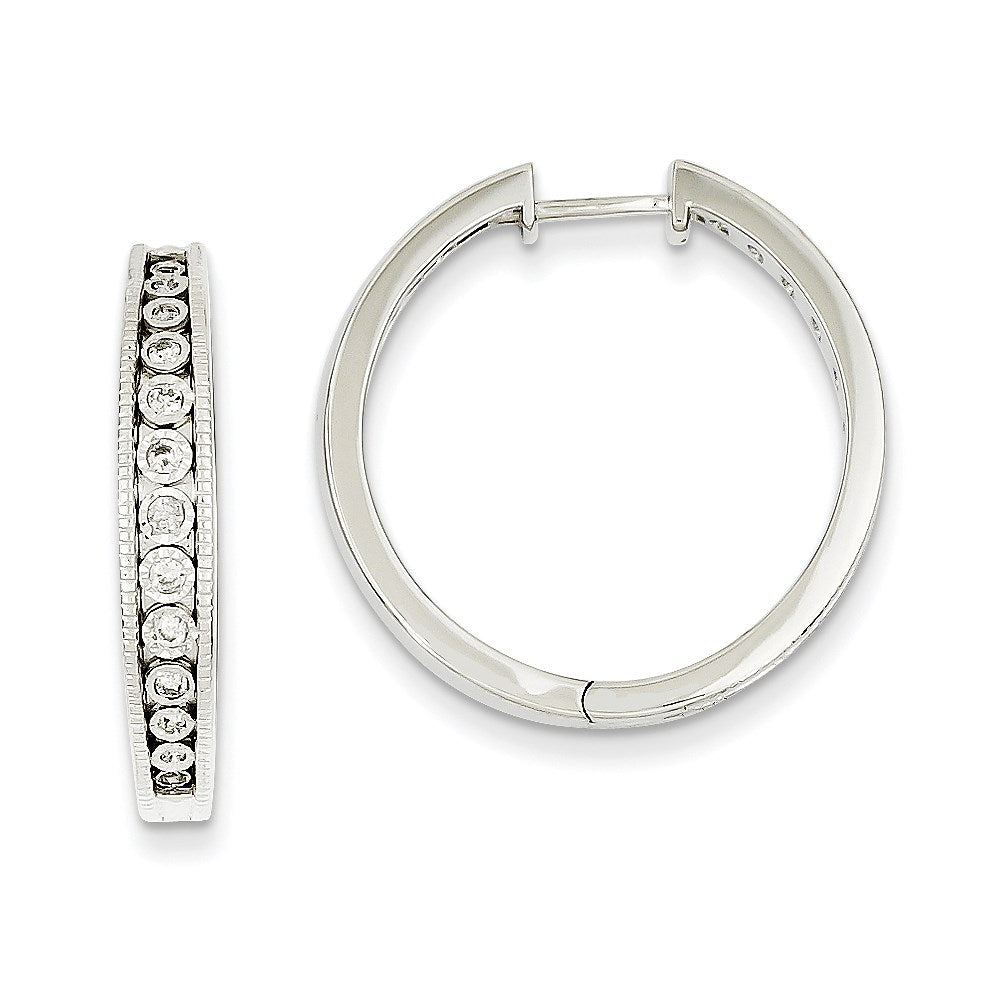 14k WG Dia Earrings