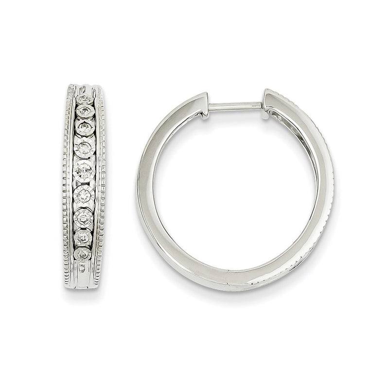 14k WG Dia Earrings