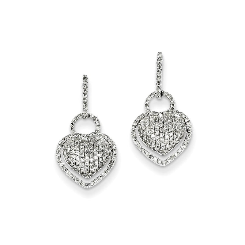 14k WG Dia Earrings