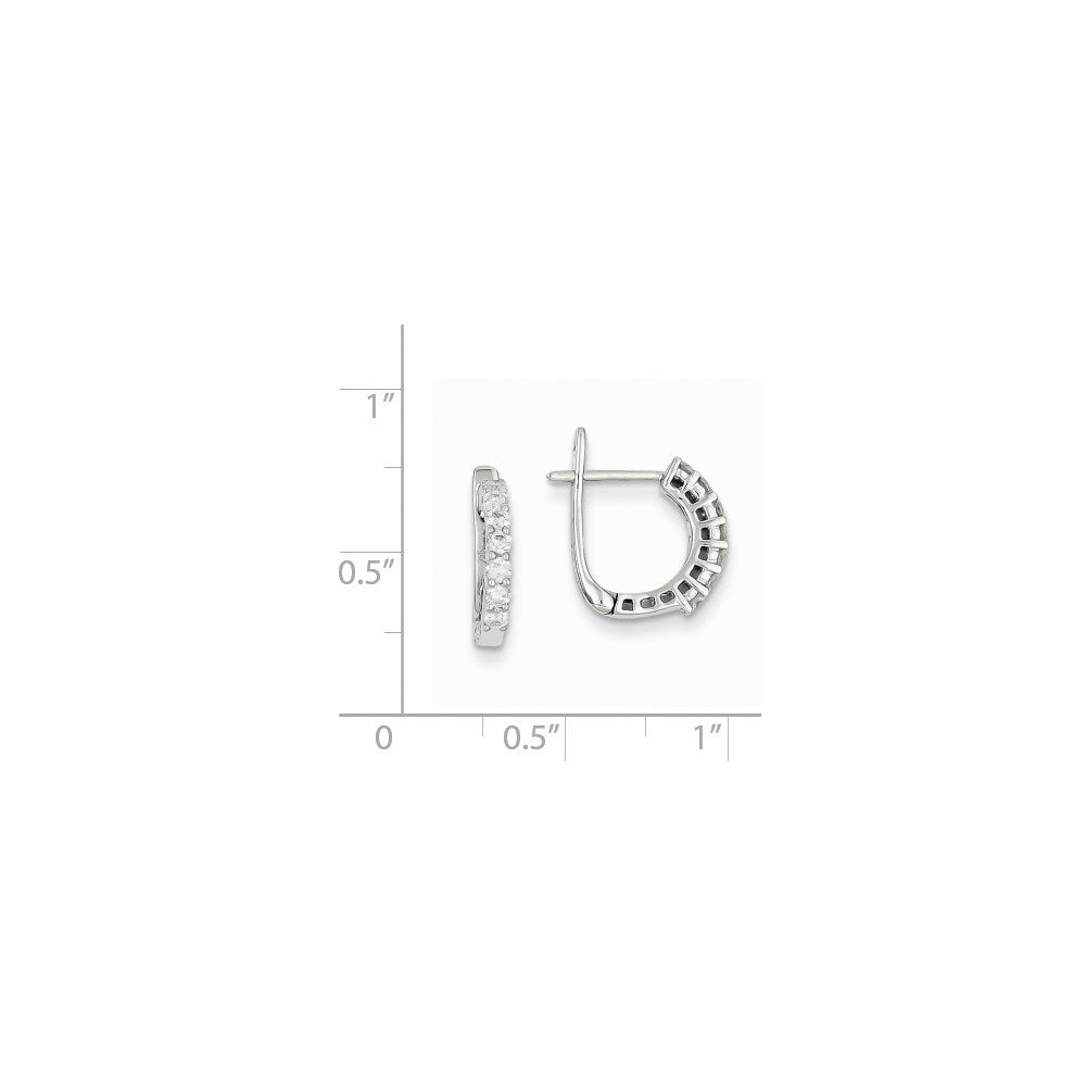 14k White Gold AA Quality Completed Fancy Real Diamond Earrings