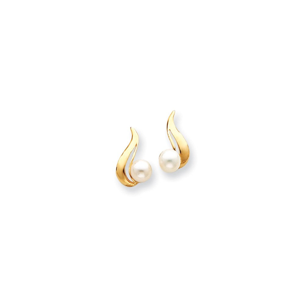 14k Yellow Gold fancy Earrings mtg