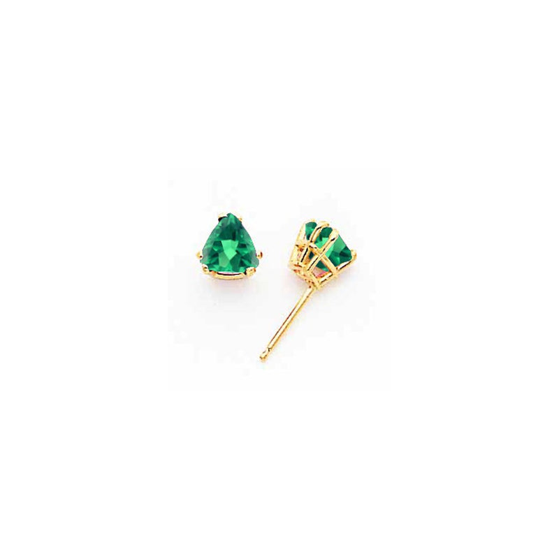 14k Yellow Gold 6mm Mount St. Helens Earrings