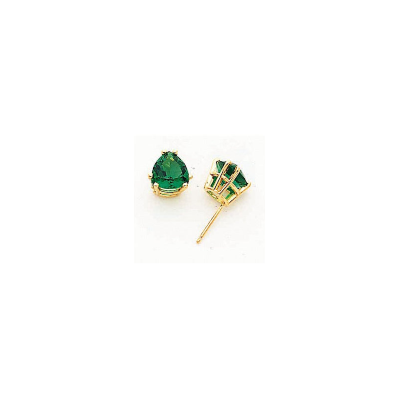 14k Yellow Gold 8mm Mount St. Helens earring