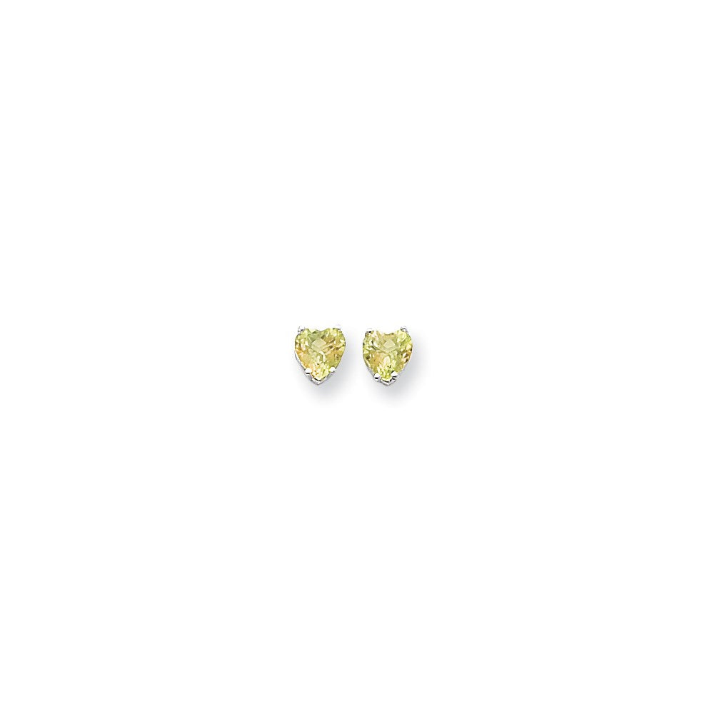 14k White Gold Mystic Topaz Earring