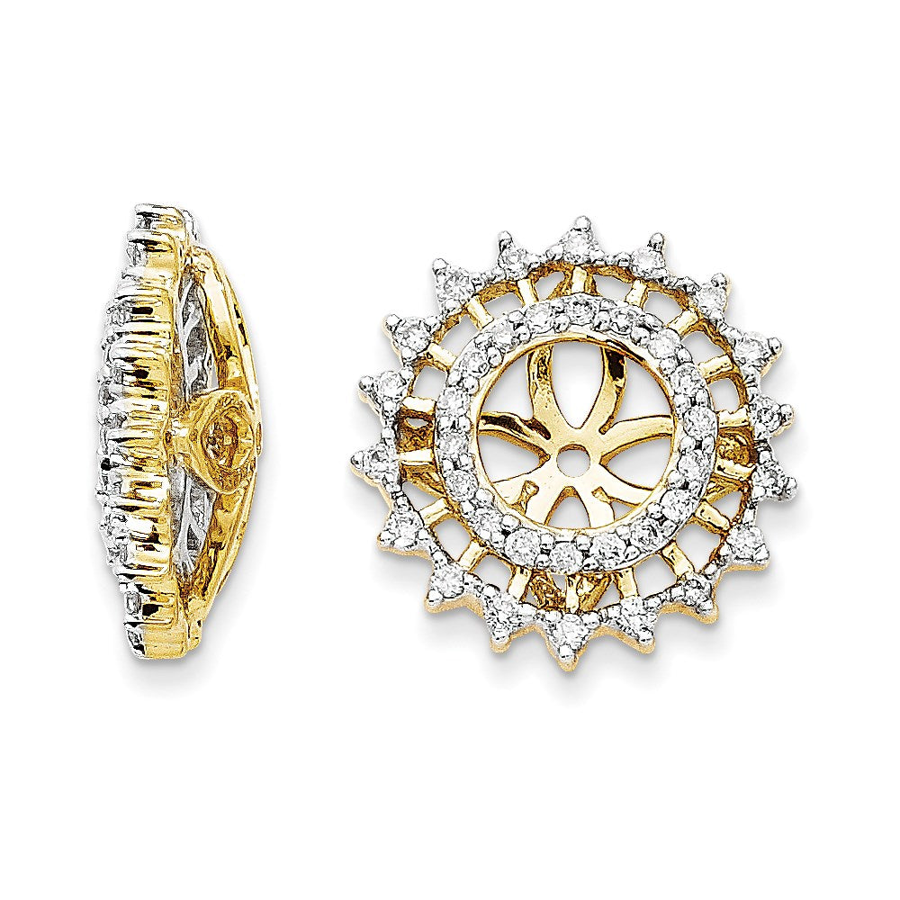 14k Diamond Earring Jacket
