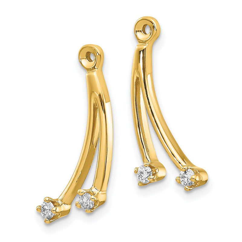 14k AA Diamond Earring Jacket