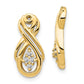 14k AA Infinity Diamond Earring Jacket