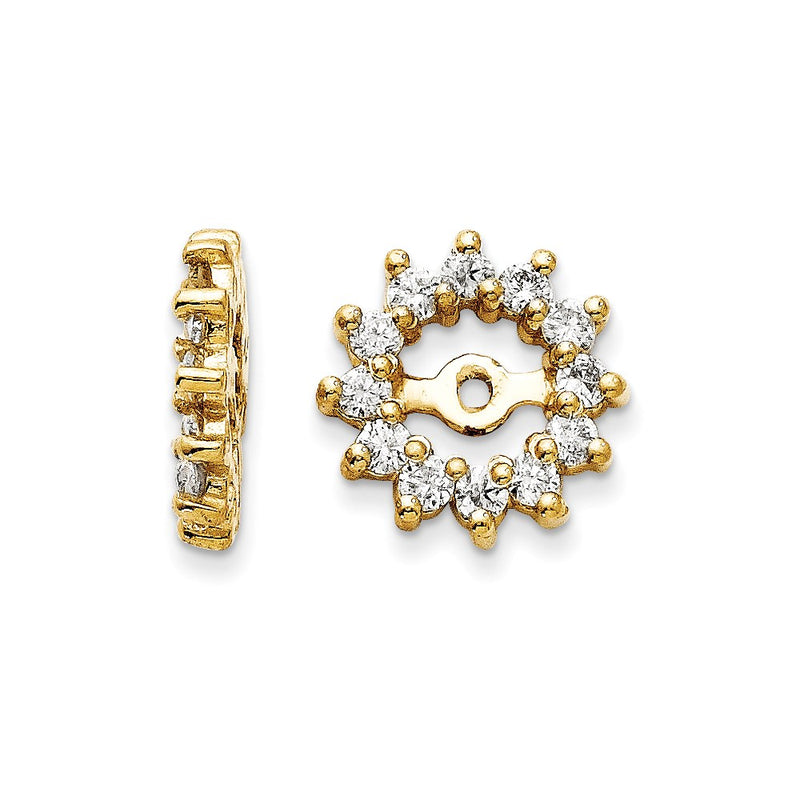14k AA Diamond Earring Jacket
