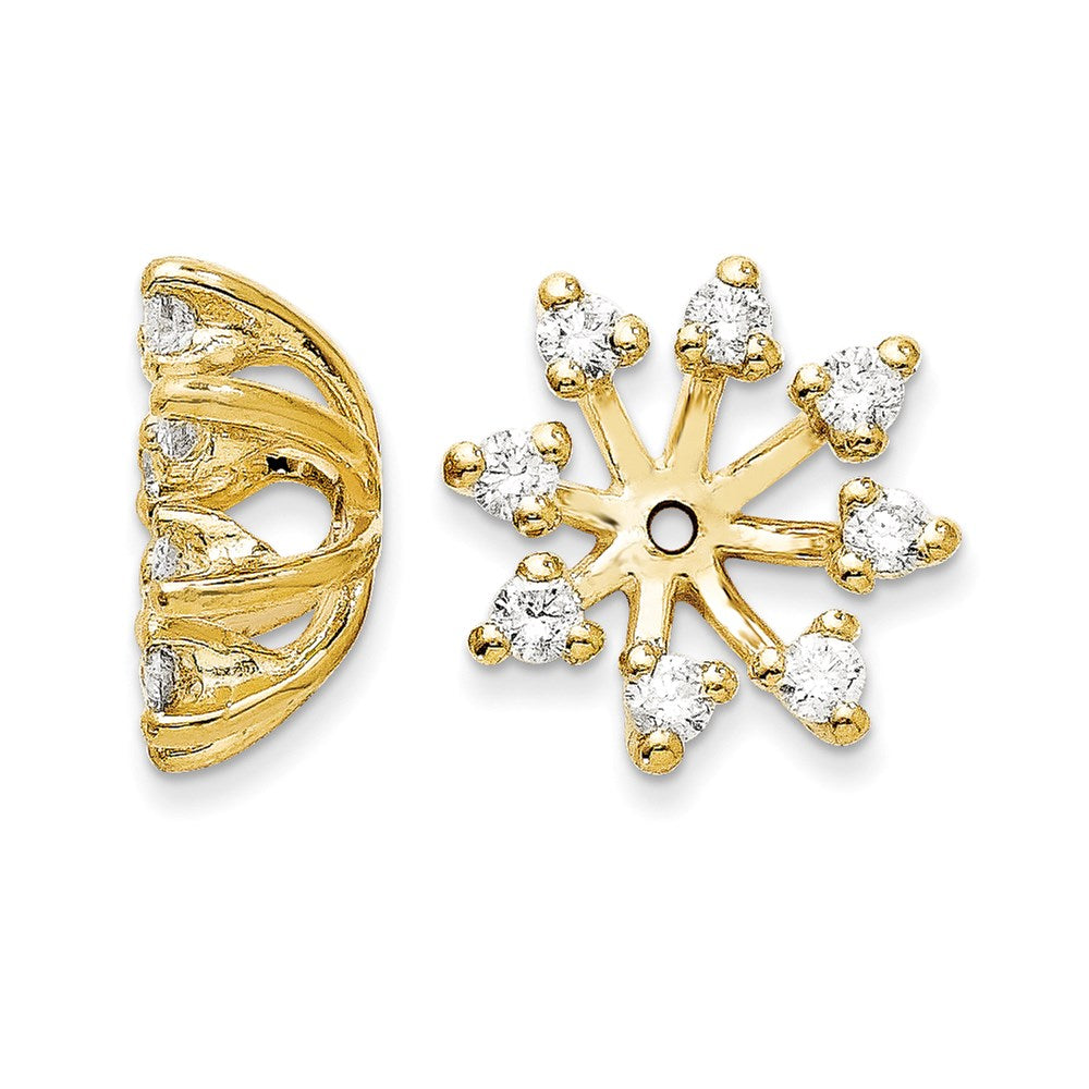 14k A Diamond earring jacket