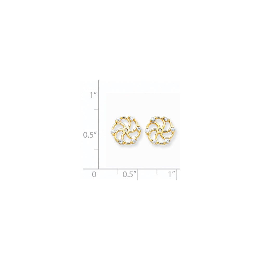 14k VS Diamond Earring Jacket