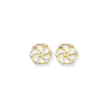 14k VS Diamond Earring Jacket