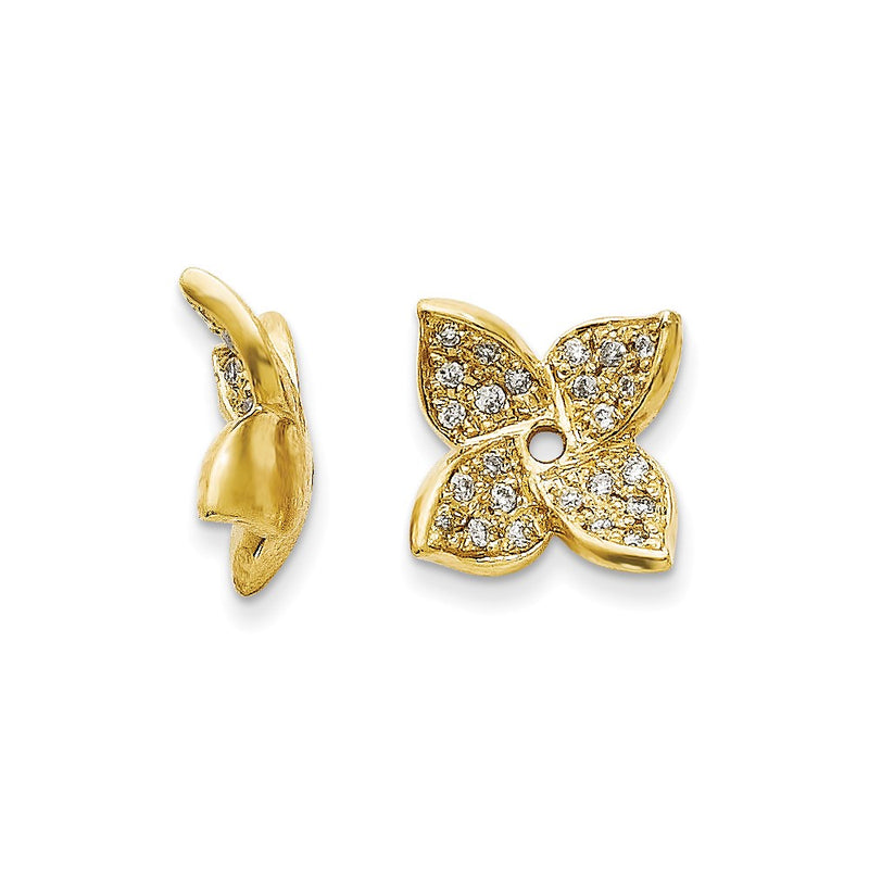 14K Diamond Earring Jacket