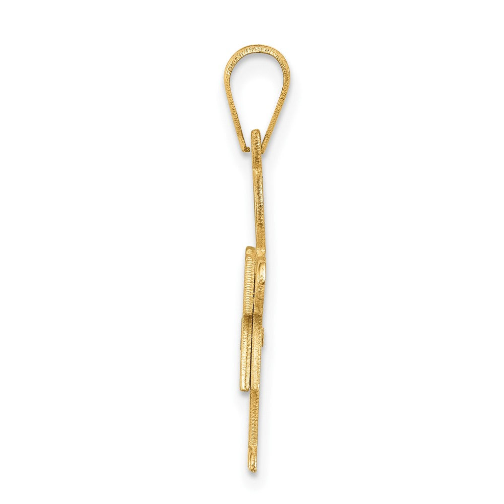 14k AA Diamond Kid Pendant