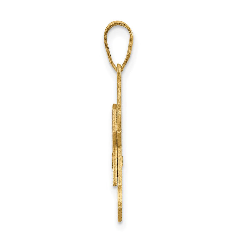 14k AA Diamond Kid Pendant