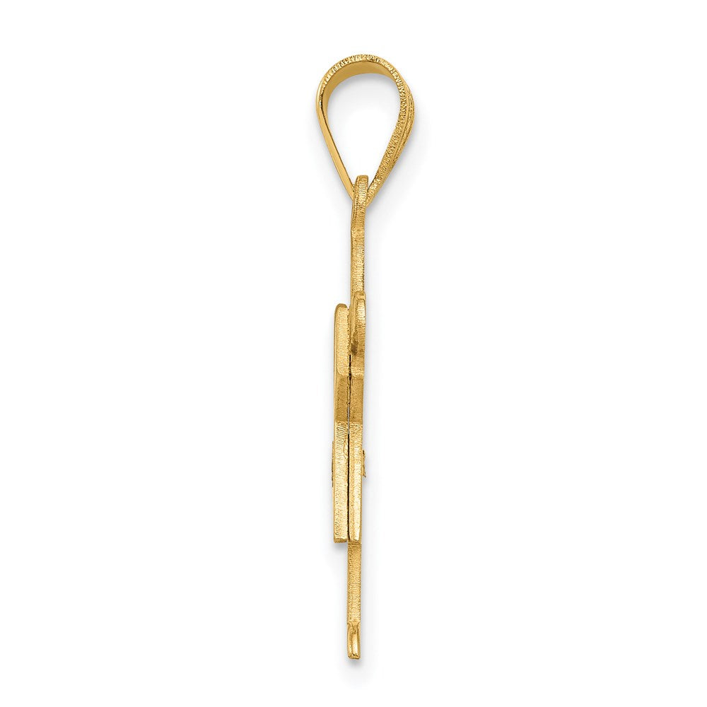 14k AA Diamond Kid Pendant