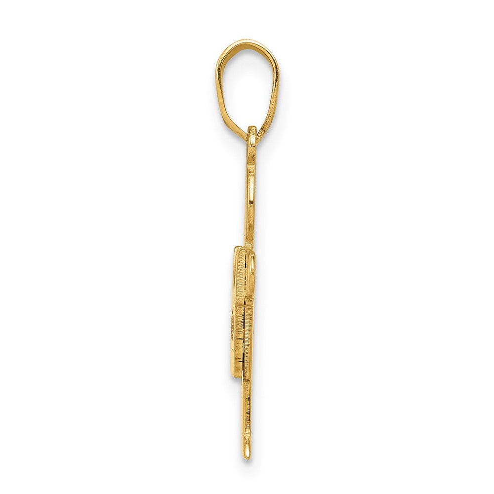 14k AA Diamond Kid Pendant