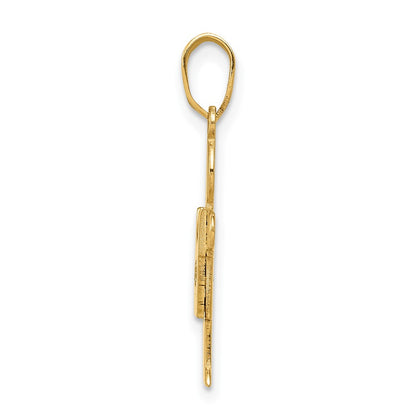 14k AA Diamond Kid Pendant