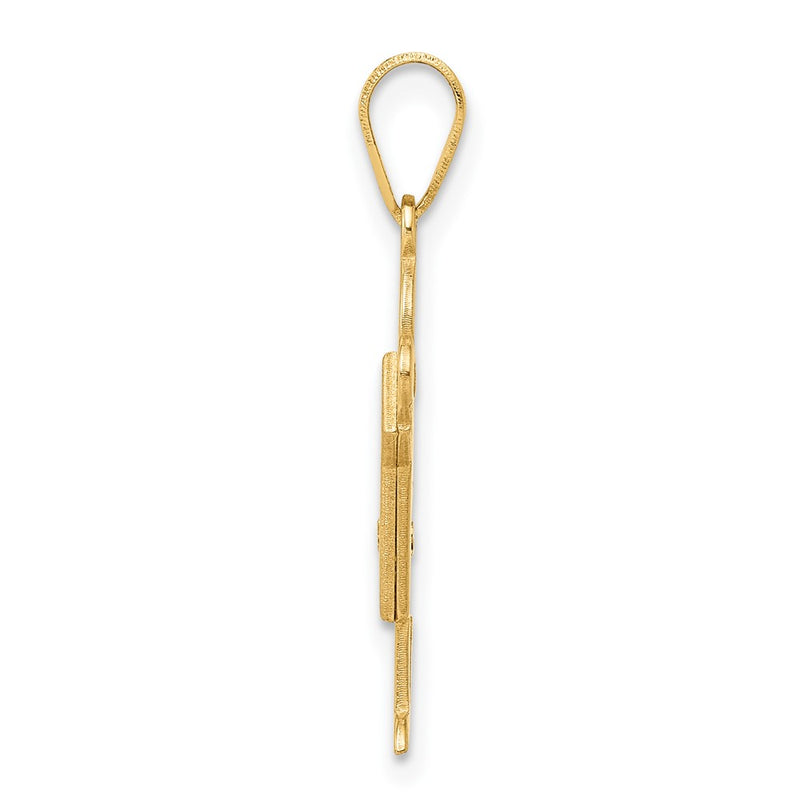 14k AA Diamond Kid Pendant