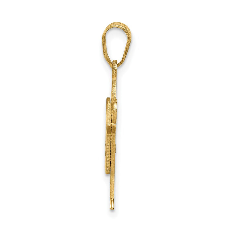 14k AA Diamond Kid Pendant