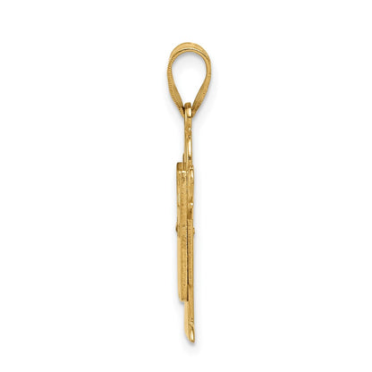 14k AA Diamond Kid Pendant