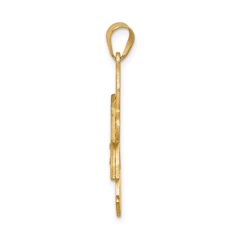 14k AA Diamond Kid Pendant