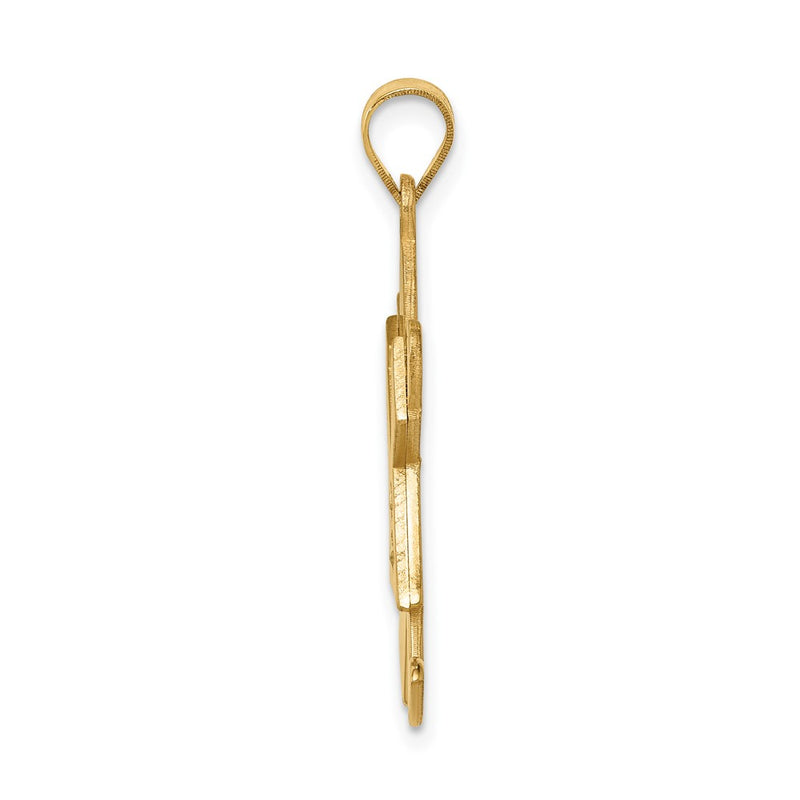 14k AA Diamond Kid Pendant