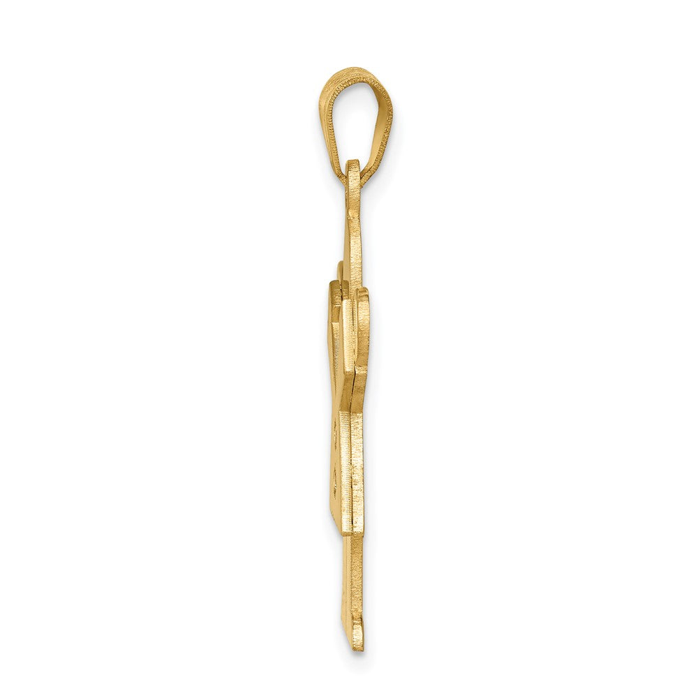 14k AA Diamond Kid Pendant