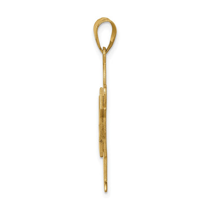 14k AA Diamond Kid Pendant