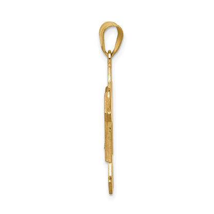 14k AA Diamond Kid Pendant