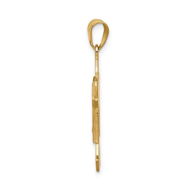 14k AA Diamond Kid Pendant