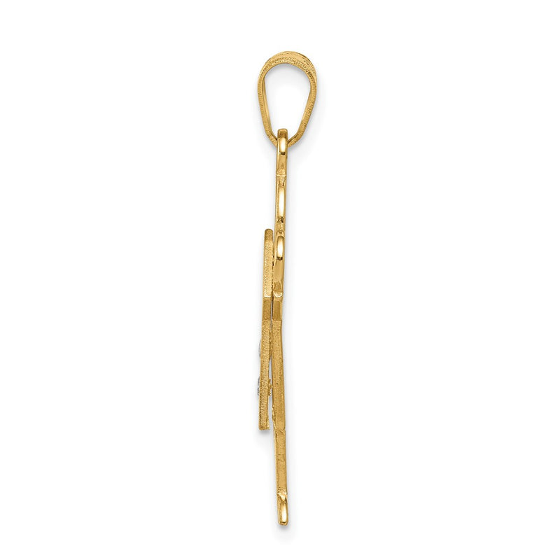 14k AA Diamond Kid Pendant
