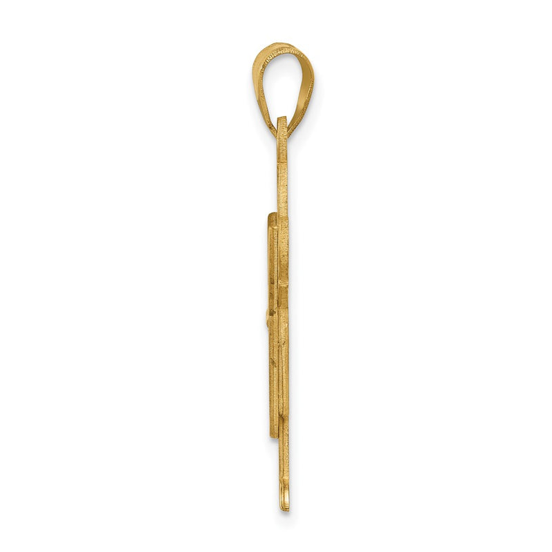 14k AA Diamond Kid Pendant