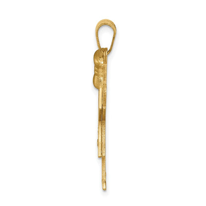 14k AA Diamond Kid Pendant