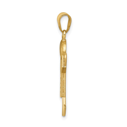 14k VS Diamond kid pendant