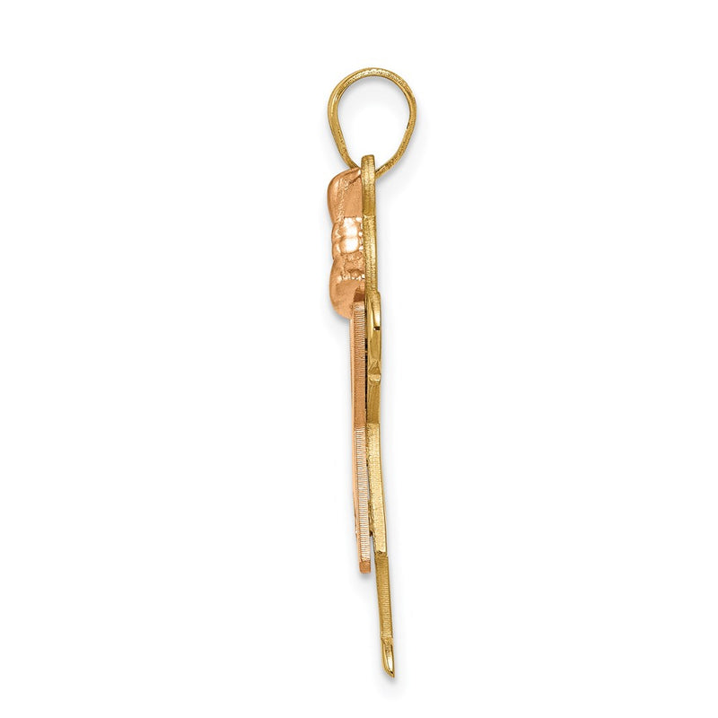 14k AA Diamond Pendant