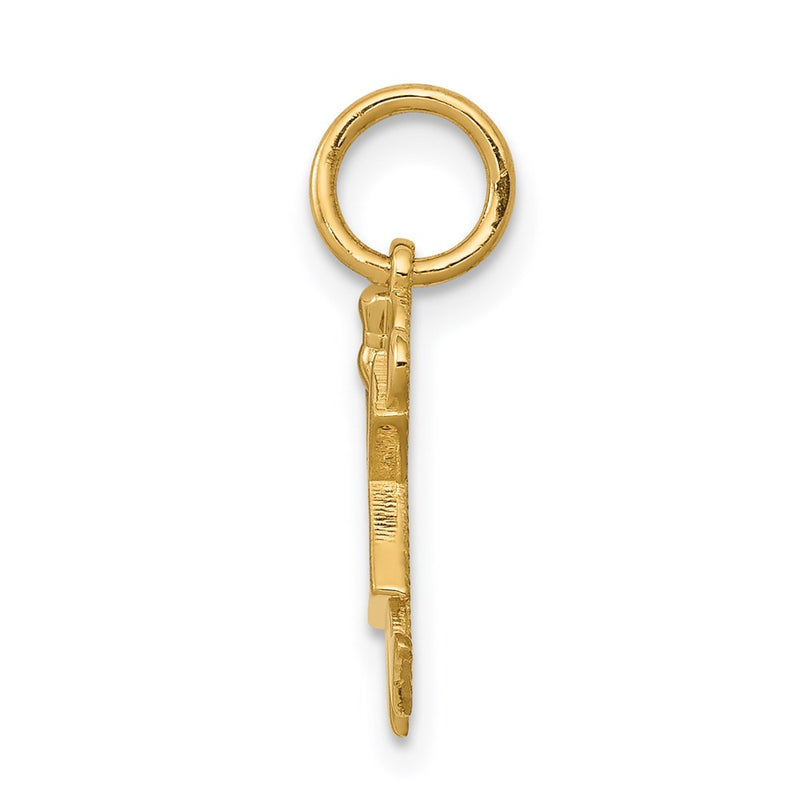 14k Yellow Gold Mini Girl Joy Charm