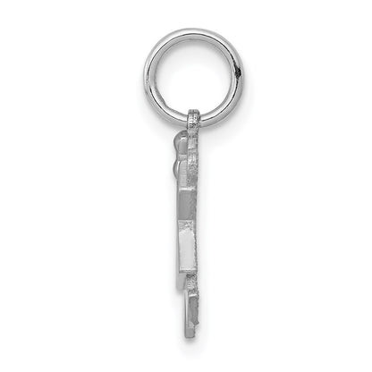 14k White Gold White Mini Girl Joy Charm