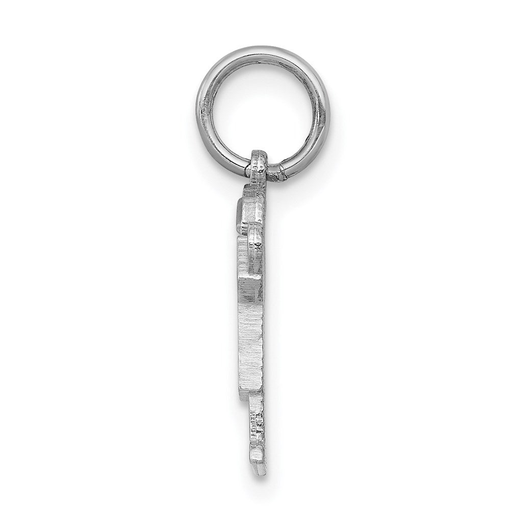 14k White Gold White Mini Boy Love Charm