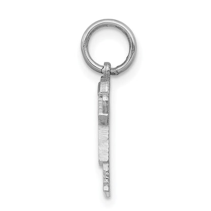 14k White Gold White Mini Boy Love Charm