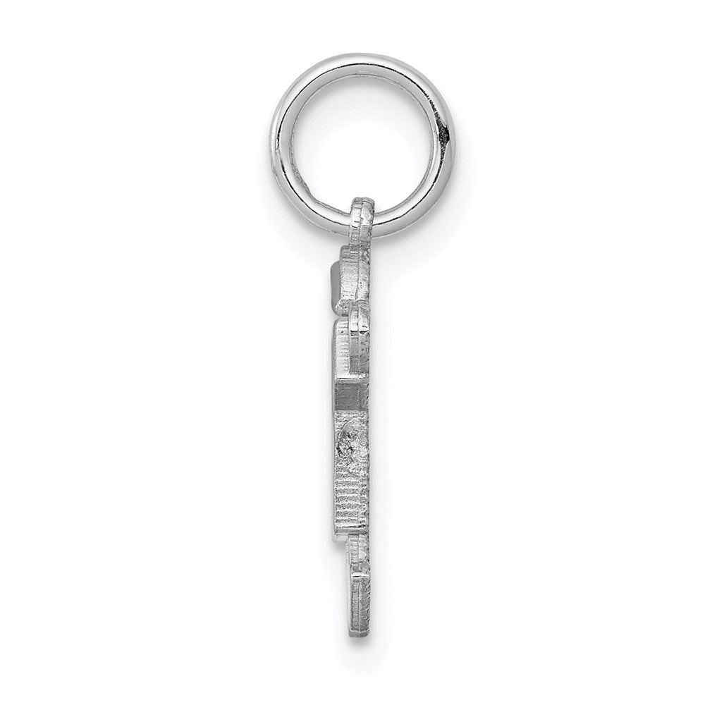 14k White Gold White Mini Boy Joy Charm