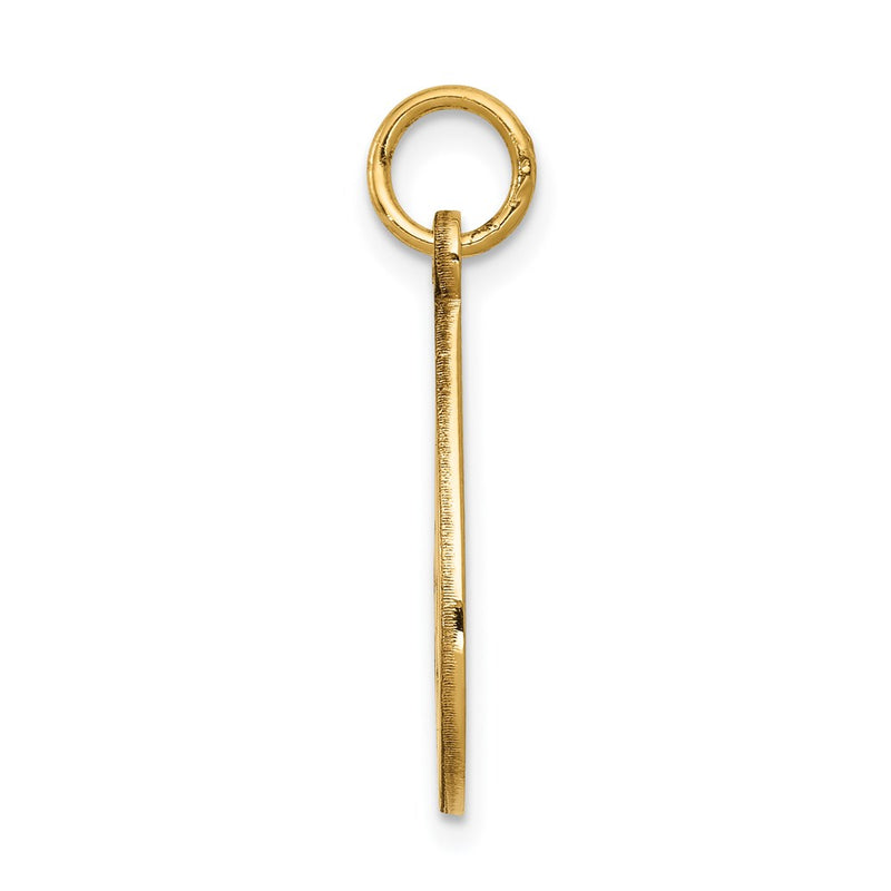 14k Yellow Gold Medical Jewelry Unenameled Pendant