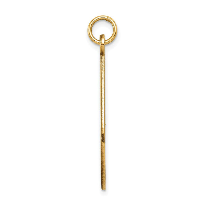 14k Yellow Gold Medical Jewelry Unenameled Pendant