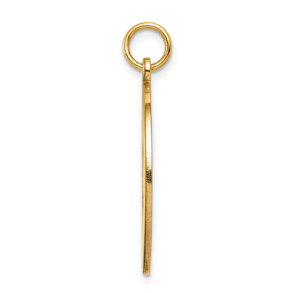 14k Yellow Gold Non-enameled Medical Jewelry Pendant
