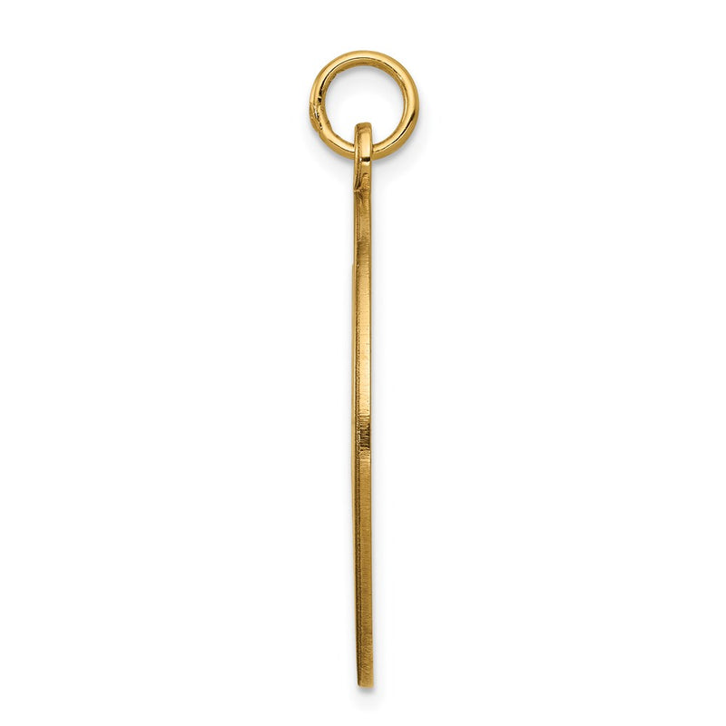14k Yellow Gold Medical Jewelry Unenameled Pendant