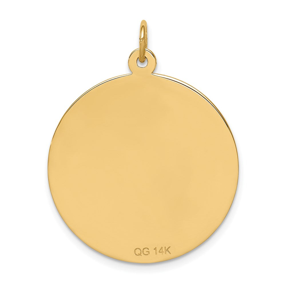 14k Yellow Gold Medical Jewelry Unenameled Pendant