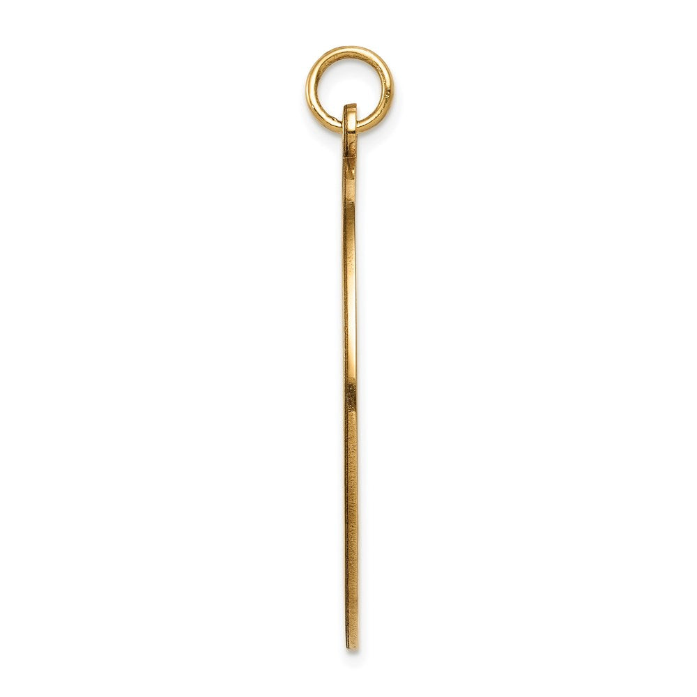 14k Yellow Gold Medical Jewelry Unenameled Pendant
