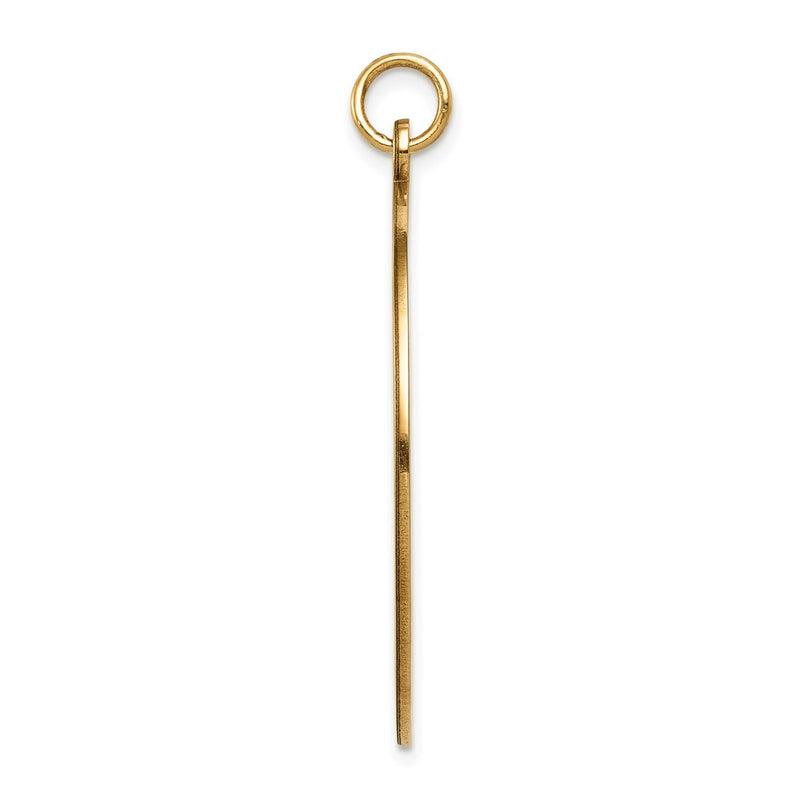14k Yellow Gold Medical Jewelry Unenameled Pendant