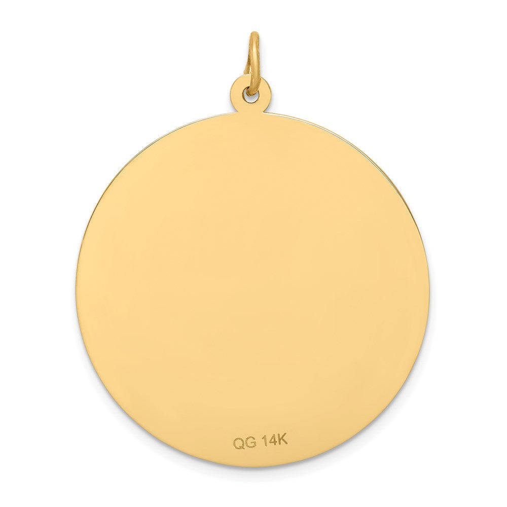 14k Yellow Gold Medical Jewelry Unenameled Pendant