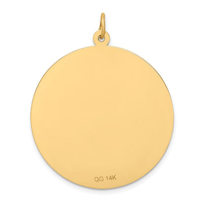 14k Yellow Gold Medical Jewelry Unenameled Pendant